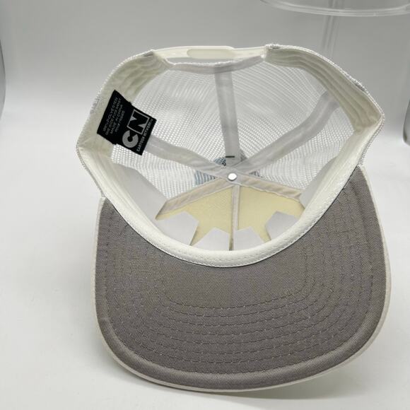 Cartoon Network Adventure Time Finn Adult OS White Trucker Snapback Mesh Hat NEW - Picture 5 of 9